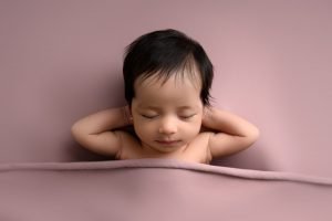 Vancouver Baby Photography - Baby girl napping